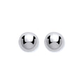 9ct White Gold 4mm Ball Studs