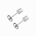 9ct White Gold Earrings Mount 0.20ctw