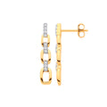 9ct Yellow Gold 0.20ct Drop Earrings