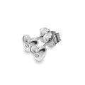 Sterling Silver Lily and Lotty Diamond Set Heart Earrings