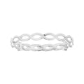 Sterling Silver Babies Round Expandable Bangle