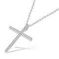 Micro Pave CZ Cross With Chain