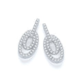 Micro Pave' Fancy Drop Earring (£75)
