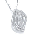 Micro Pave' Fancy Pendant CZ With 18" Chain (£100)