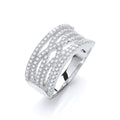 Micro Pave' White CZ Ring (£115)