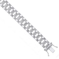 Silver 10mm Fancy Link Gents Bracelet