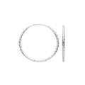 Silver 30mm Hoop Earrings