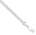 Silver 4.9mm Cage Gents Bracelet