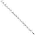 Silver 6.5mm Dome Cuban Link Chain/bracelet