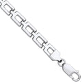 Silver 6mm Open Link Chain Bracelet