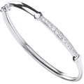 Silver Baby CZ Bangle 4g