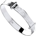 Silver D/c Expandable Baby Bangle 4.2g
