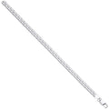 Silver Double Curb 7mm Chain