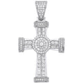 Silver Fancy CZ Cross 9g (£125)