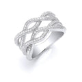 Silver Fancy CZ Ring 5g