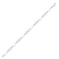 Silver Fancy Link & Plate Chain
