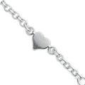 Silver Hearts Anklet