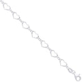 Silver Hearts Bracelet