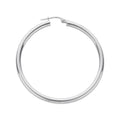 Silver Hoop Earrings 5.6g (£70)