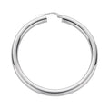 Silver Hoop Earrings 8.4g (£100)