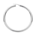 Silver Hoop Earrings 9.8g