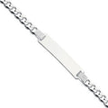 Silver Id Baby 6"/ladies 7" Bracelet 6.8g