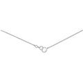 Silver Interlocking Circle Link Chain