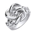 Silver Large Knot Ring