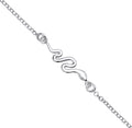 Silver Snake Ladies Bracelet
