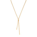 Silver Yg Plated Necklace Filled With CZ