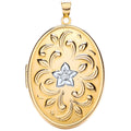 W/y Oval Locket With Design (£830)