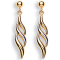 W & Yellow Gold Fancy Drops