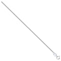 White Gold 1.2mm Traditional Classic Curb Chain 16