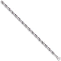 White Gold 5.6mm Hollow Prince Of Wales Chain
