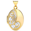 Y/w Oval Shaped Locket