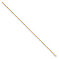 Yellow Gold 2.0mm Hollow Square Spiga Chain/bracelet