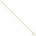 Yellow Gold 2.1mm Hollow Square Cut Box Chain 07