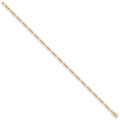 Yellow Gold 2.2mm Figaro Chain