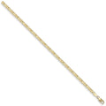 Yellow Gold 3.0mm Flat Anchor Chain