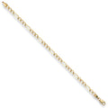 Yellow Gold 3.5mm Economy Figaro Chain