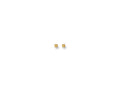 Yellow Gold 3mm Square Cube Studs