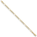 Yellow Gold 4.4mm Economy Figaro Chain