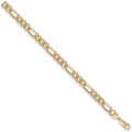 Yellow Gold 7mm Figaro Chain