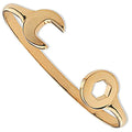 Yellow Gold Baby Spanner Bangle 5.8g