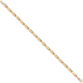 Yellow Gold Belcher Box Ladies Bracelet
