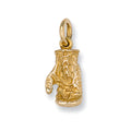 Yellow Gold Boxing Glove Pendant 4.5g