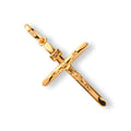 Yellow Gold Crucifix 0.6g (£100)