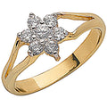 Yellow Gold CZ Baby Ring