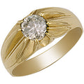 Yellow Gold CZ Gipsy Ring 6g