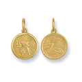 Yellow Gold Double Sided St Christopher Pendant 3.3g